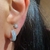 Argola Pavê MOISSANITE P
