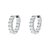 Argola Riviera Moissanite P