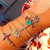 Pulseira Cruz Colorida Prata 925 - comprar online