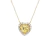 Colar Coração Yellow Fancy Gold - comprar online