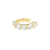 Piercing Fake Gold Moissanite - comprar online