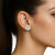 Piercing de Furo Ear Cuff Moissanite Par na internet