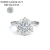 Anel Solitário Portuguese Cut 2Cts Moissanite - comprar online