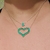 Colar Coração Jade Natural - comprar online