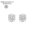 Brinco Ponto de Luz Portugues Cut 1Ct Gold Moissanite - comprar online