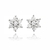 Brinco Flor Moissanite