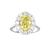 Anel Oval Yellow Francy Prata 925 - comprar online