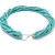 Colar Torside Turquesa Natural Fecho Cravejado - comprar online