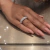 Meia Aliança 6mm Moissanite - loja online