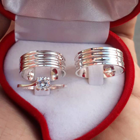 PAR DE ALIANÇA BAHAMAS 8MM