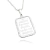 Pingente Placa "O senhor é o meu pastor" (2,7cmX1,9cm) (PRATA 925) - comprar online