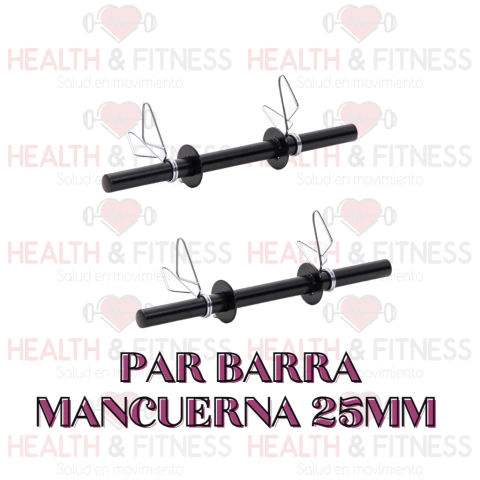 PAR MANCUERNAS HUECAS CON TOPES