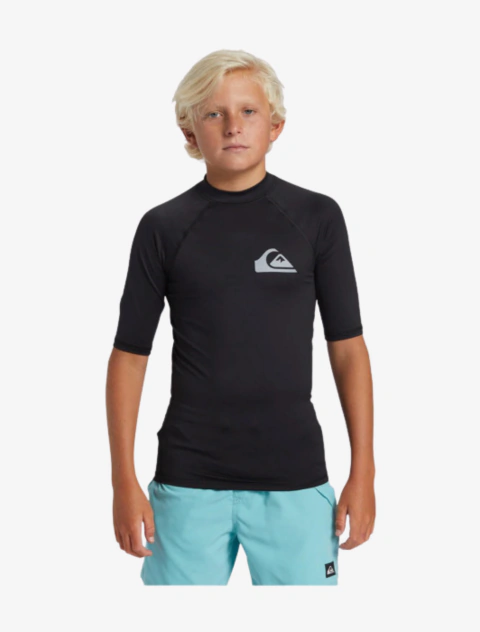 Remera Quiksilver Lycra Mc Everyday Upf50 BLK