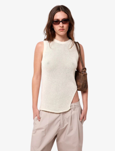 Top Fiera Jeans Raiz WHT - comprar online