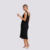Vestido Rusty Florence Knit Midi BLK en internet