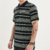 Chomba Althon Stripes Polo Tees BLK - comprar online