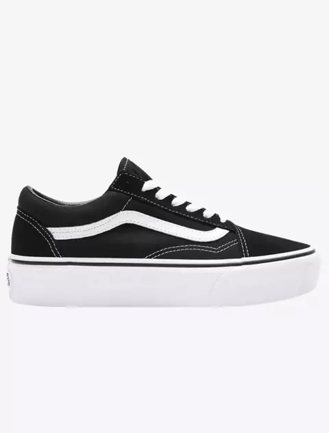 Zapatillas Vans W Old Skool Platform BLK - comprar online