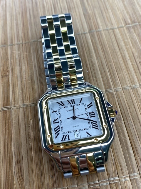 Cartier Tank ouro/aço - comprar online