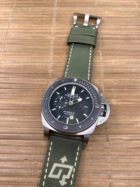 Panerai Submersible Green Cerâmica