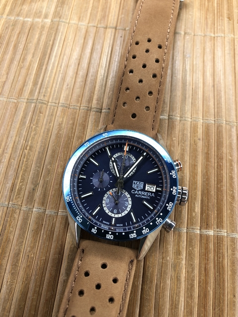 Tag Heuer carrera blue vintage