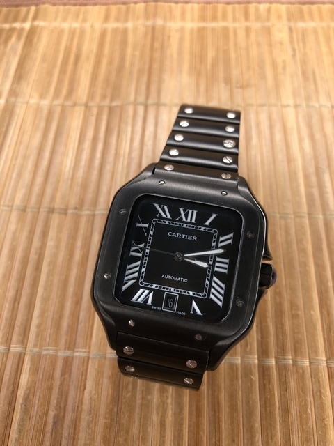 Cartier Santos 100 black