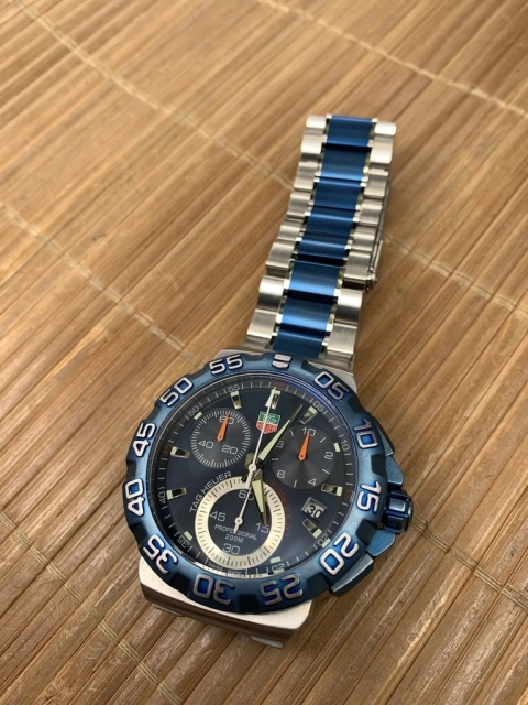 Tag Heuer fórmula 1 Blue ice new