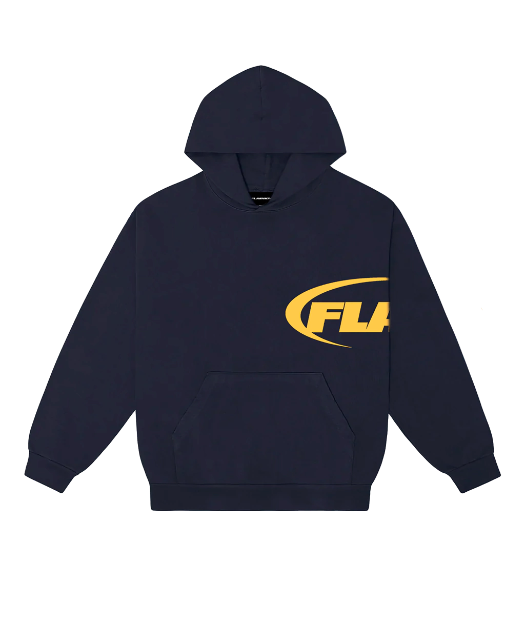 MOLETOM LOGO FLAIR NAVY