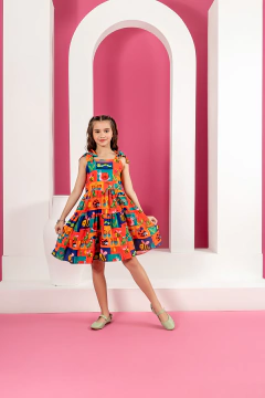 Imagem do VESTIDO INFANTIL ESTAMPA INSETOS