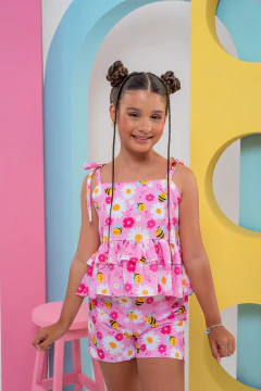 CONJUNTO OLIVIA ROSA ABELHA - comprar online