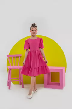 VESTIDO MELINA PIPOQUINHA ROSA