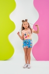 CONJUNTO SHORT SAIA SATURNO (PESSEGO) - comprar online