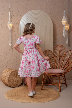 VESTIDO REALEZA LAÇO PINK na internet