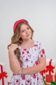 VESTIDO REALEZA FLORAL DELICADO - Loja modelinho