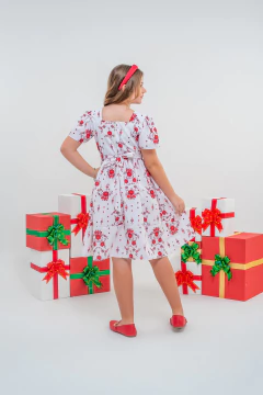 VESTIDO REALEZA FLORAL DELICADO - comprar online