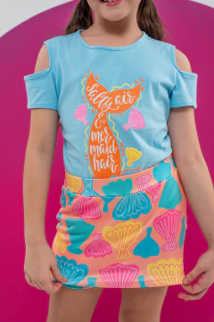 CONJUNTO SHORT SAIA CONCHA (AZURE) na internet