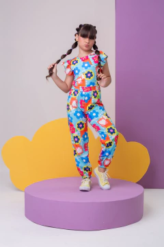 MACACÃO TALITA FLORAL - Loja modelinho