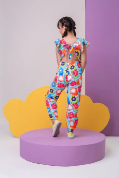 MACACÃO TALITA FLORAL - loja online