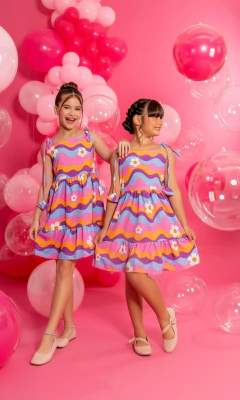 VESTIDO INFANTIL AYLLA ONDAS - comprar online