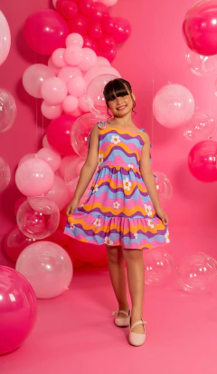 VESTIDO INFANTIL AYLLA ONDAS na internet