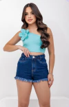 SHORT JEANS DESFIADO - comprar online