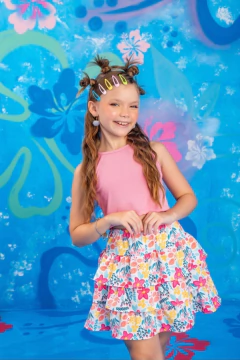 CONJUNTO ROSA FLORES - comprar online