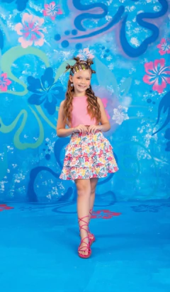 CONJUNTO ROSA FLORES