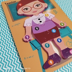 Encastre figuras (10 piezas) Maestra en internet