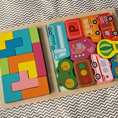 Rompecabezas 3D + Tetris ( Transporte) - comprar online