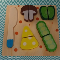 Tabla de encastre con Velcro (queso)