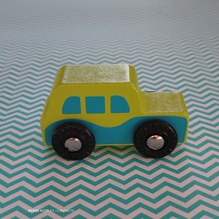 Autito de madera (auto verde)