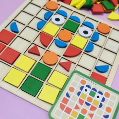 Juego rompecabezas mosaicos para copiar patrones - comprar online