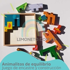 Encastre Animales En Bloque Rompecabezas