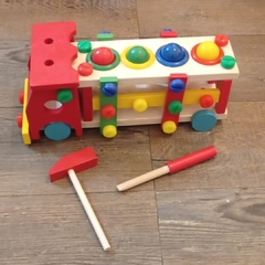 Camion Didactico Madera Desarmable MONTESSORI