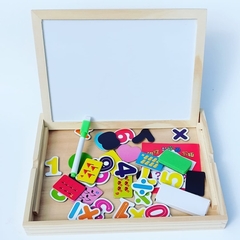 Pizarra Didactica Magnética Madera Con Accesorios (números) - comprar online